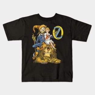 Dorothy, The Scarecrow & The Cowardly Lion, Wizard Of Oz Kids T-Shirt